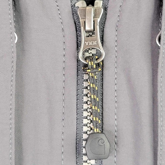 Carhartt Force Rain Defender 15 Pocket Briscoe Fishing Vest Mens Medium Zip - Picture 6 of 10